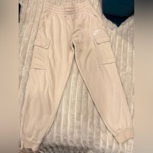 Nike Kids Light Beige Cargo Joggers